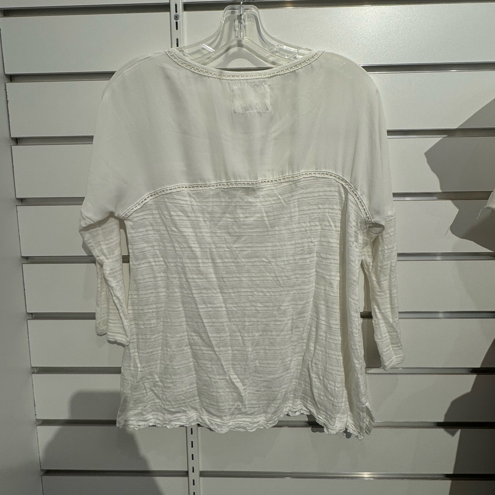 Meadow Rue Cream Lace Detail Blouse - Picture 4 of 7